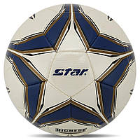 Мяч футбольный STAR HIGHEST GOLD SB4015C цвет белый-темно-синий