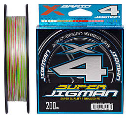 Шнур X-Braid Super Jigman X4 200m #1.5/0.205mm 25Lb/11.3kg