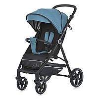 Візок дитячий M 5723 VIVA Pine blue прогулянковий, регул. ручка, алюміній, синій.