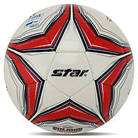Мяч футбольный STAR NEW POLARIS 1000 FIFA SB375F цвет белый-красный