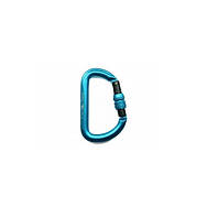 Карабин D-образной формы First Ascent TWIST B Light blue