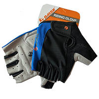 Велосипедные перчатки беспалые Baisk BSK-2295 Riding Glove blue-black M