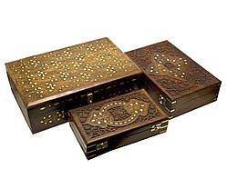 Шкатулки з дерева — 3 шт.