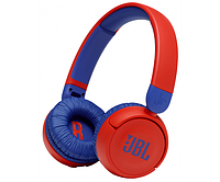 Навушники бездротові JBL JR 310BT, Red/Blue, Bluetooth, мікрофон, акумулятор 400 mAh, дитячі (JBLJR310BTRED)