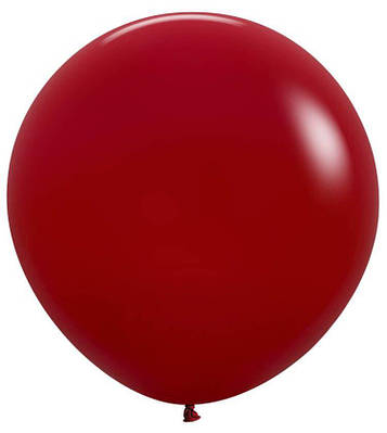 Sempertex 24" Imperial Red Імперський червоний. Латексні кулі круглі без малюнка
