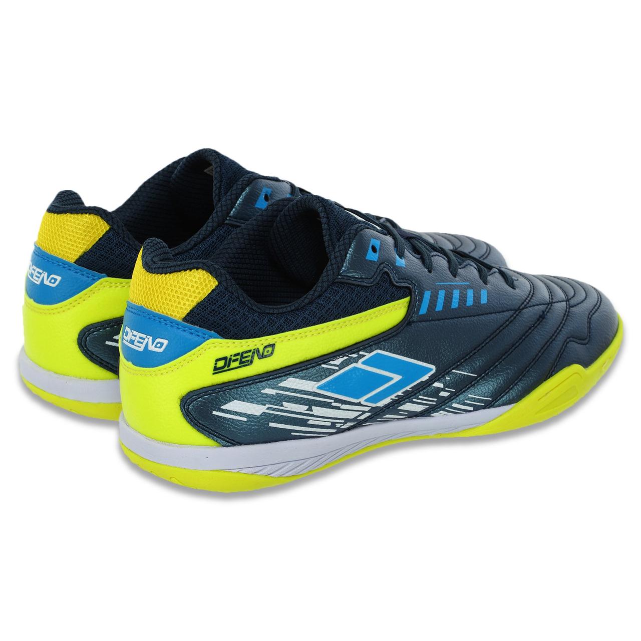Обувь для футзала мужская DIFENO 211007-1 размер 40 цвет темно-синий-желтый 41 - фото 5 - id-p2132824672