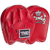 Лапа Изогнутая для бокса и единоборств TOP KING Professional TKFMP цвет красный