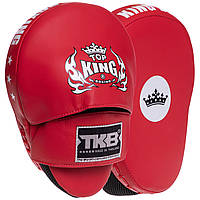 Лапа Изогнутая для бокса и единоборств TOP KING Super TKFMS цвет красный