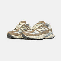 Жіночі Кросівки New Balance 9060 Driftwood Brown / Нью Беланс 9060 Дрифтвуд Коричневі з Бежевим, фото 4