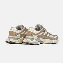 Жіночі Кросівки New Balance 9060 Driftwood Brown / Нью Беланс 9060 Дрифтвуд Коричневі з Бежевим, фото 5