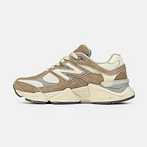 Жіночі Кросівки New Balance 9060 Driftwood Brown / Нью Беланс 9060 Дрифтвуд Коричневі з Бежевим, фото 3
