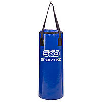 Мешок боксерский Цилиндр ременное крепление Бочонок SPORTKO MP-6 цвет синий