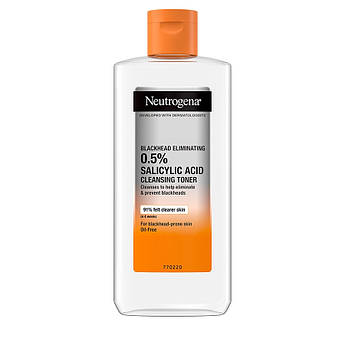 Тонер для очищения пор Neutrogena Blackhead Eliminating Cleansing Toner 200 мл