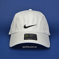 Кепка nike swoosh бейсболка найк біла 546126-010