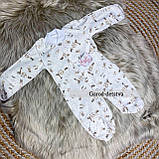 Дитячий чоловічок сліп для новонародженого розміри 56 см 100% бавовна, фото 7