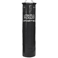 Мешок боксерский Цилиндр с кольцом и цепью ЭЛИТ SPORTKO MP-00 цвет черный
