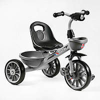 Детский велосипед 3-х колёсный для малышей беговел BS-18125 "Best Trike" черный