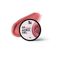 Акрил гель Mett Expert Acryl Gel Pink pastel №007 Кмуфлирующий пудро-розовый 15 г