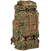 Рюкзак тактический рейдовый Zelart TY-9188 цвет камуфляж зеленый