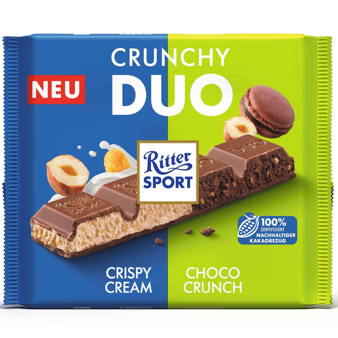 Шоколад Ritter Sport Crunchy Duo, 218 г, фото 1
