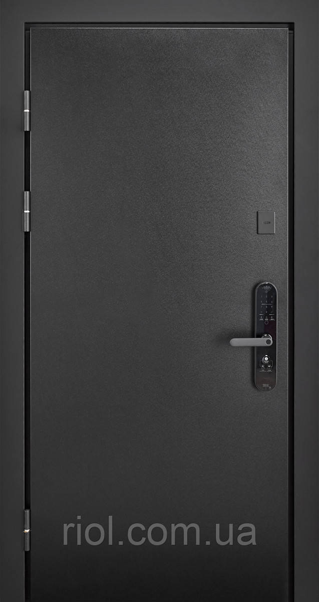 Вхідні двері з терморозривом та електронним замком Desire Black Гарантія 7 років, фото 1