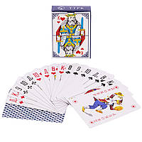 Карты игральные покерные ламинированые Zelart 9899 54 карты