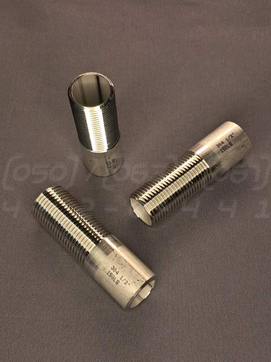 Різьба довга Ду 15 (1/2") з нержавіючої сталі AISI 304