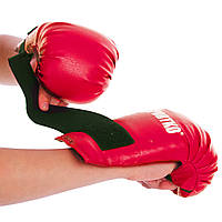 Накладки (перчатки) для карате SPORTKO UR NK2 размер S цвет красный