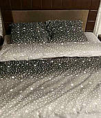 Комплект постільна білизна бязь преміум люкс євро-розмір