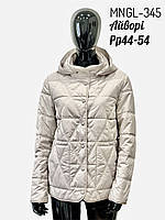 Весенняя модная женская стеганая куртка 345 Mangelo размеры 46