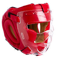 Шлем для единоборств ELS MA-0719 размер L цвет красный