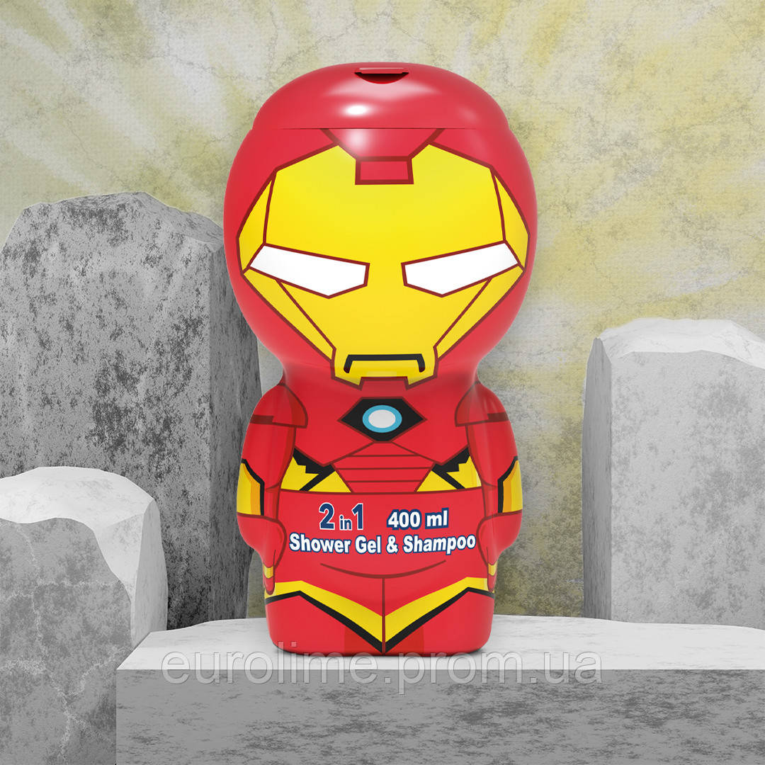 Шампунь-гель для детей Air Val International Marvel Iron Man Gel y Shampoo 400 мл