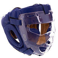 Шлем для единоборств ELS MA-0719 размер XL цвет синий