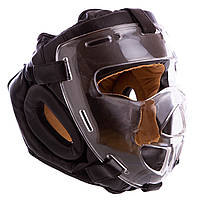 Шлем для единоборств ELS MA-0719 размер XL цвет черный