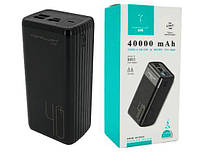 Павербанк Konfulon A21S 40000mA Портативний акумулятор Повербанк 40000 Power bank Потужний павербанк УМБ 40000