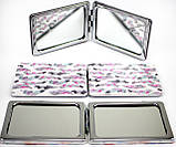 Дзеркало прямокут. 9см "Кольорове пір'я" №9040-002(12), фото 3