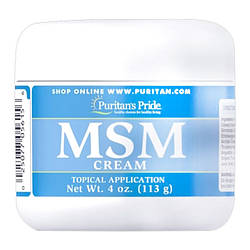 Крем з МСМ (метилсульфонілметаном) Puritan's Pride MSM Cream 113 g