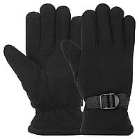 Перчатки спортивные теплые на меху Zelart BC-8565 размер L цвет черный