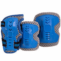 Комплект защиты Zelart SK-2331 размер S (3-7 лет) цвет синий