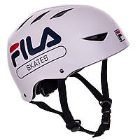 Шлем для экстремального спорта Котелок FILA 6075110 размер S (51-54) цвет белый
