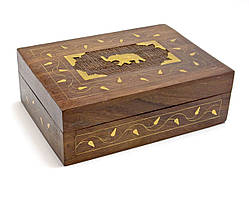 Дерев'яна скринька Слон