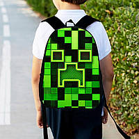 Рюкзак дитячий майнкрафт "Minecraft" 34х27см, міський ранець для хлопчика з принтом (0405)