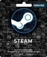 Подарочная карта Steam на 100 долларов США ключ Steam только для USD