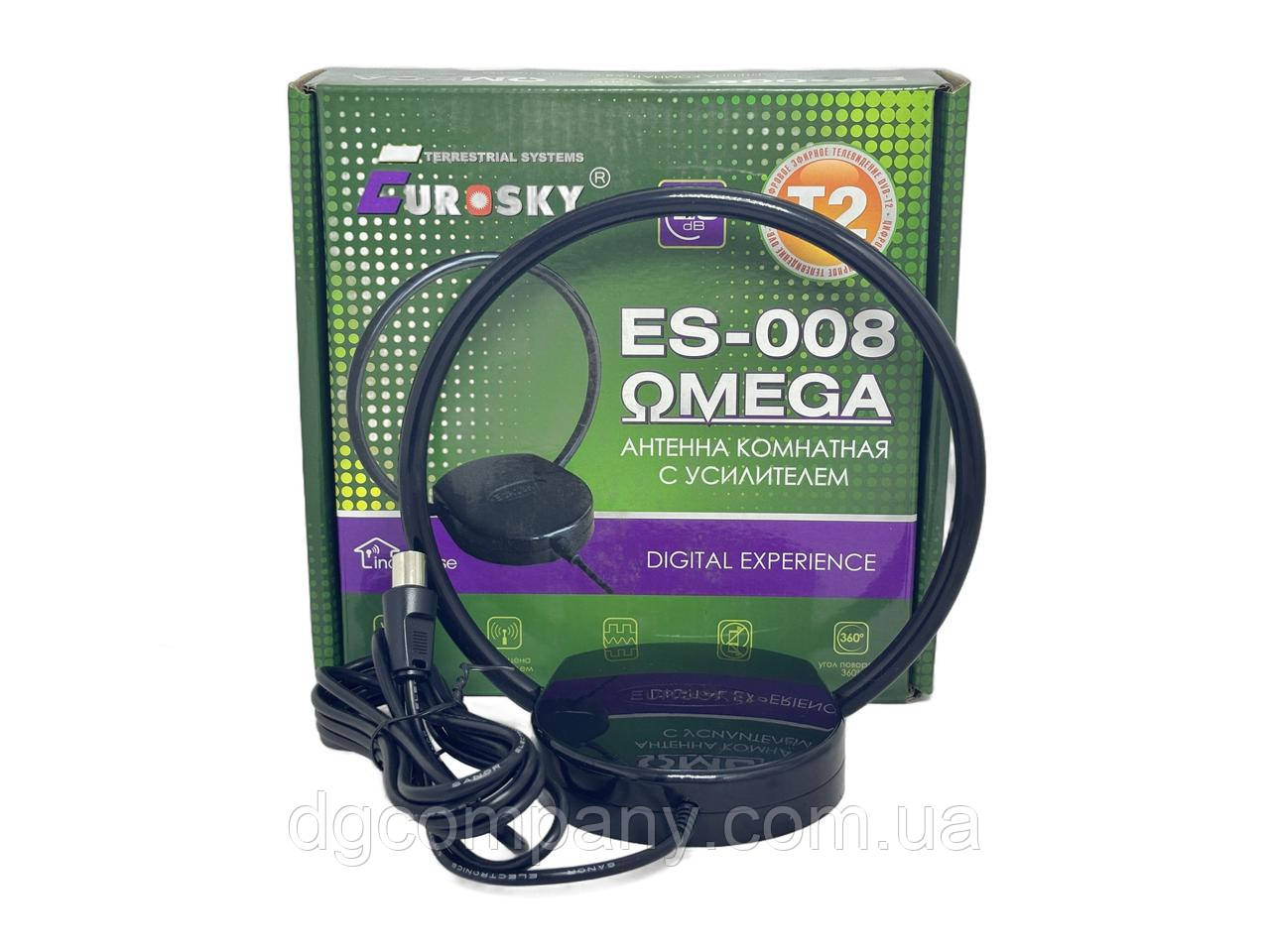 Антена Т2 кімнатна Eurosky ES-008, фото 1