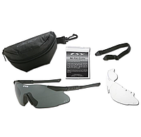 Тактические очки ESS ICE Серый + Прозрачная линза, очки баллистические, защитные очки BORM