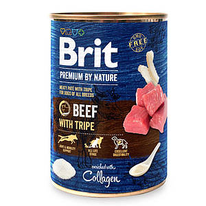 Brit Premium by Nature з яловичиною та рубцем для собак 400 г