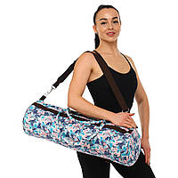 Сумка для йоги KINDFOLK Yoga bag Zelart FI-6969-5 розовый-голубой