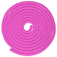 Скакалка для художньої гімнастики Zelart C-3743 колір червоний Рожевий