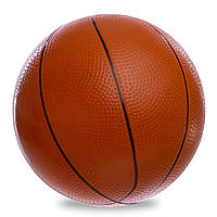 М'яч вініловий Баскетбольний LEGEND BA-1905 колір синій жовтий Коричневий-чорний