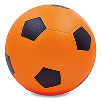 Мяч резиновый Zelart Футбольный FB-5651 цвет оранжевый